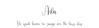 Aila by PiPi Creative STUDIO — Script Handwritten Font — thumbnail 1