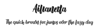 Aillanetta by Minetype Studio — Script Handwritten Font — thumbnail 1