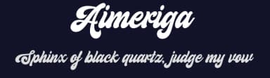 Aimeriga by ilhamtaro — Script Handwritten Font — thumbnail 2