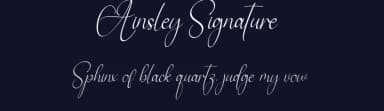 Ainsley Signature by Scratchones — Script Handwritten Font — thumbnail 2