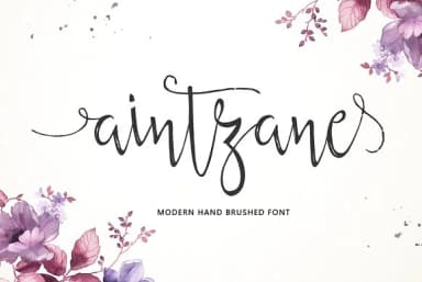 Aintzane Font by Area Type — Script Handwritten Font — thumbnail 1