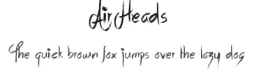 Air Heads by JSH creates — Script Handwritten Font — thumbnail 1