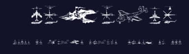 Aircraft by Perry Mason — Dingbats Font — thumbnail 2