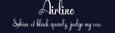 Airline by Andi Moz — Script Handwritten Font — thumbnail 2