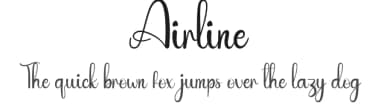 Airline by Andi Moz — Script Handwritten Font — thumbnail 1