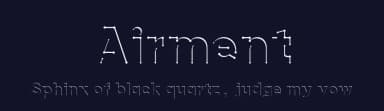 Airment by ArtDesWorld — Sans Serif Font — thumbnail 2