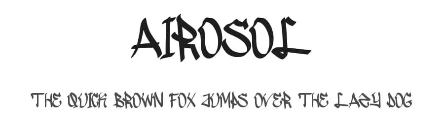 Airosol by Firstype Studio — Script Handwritten Font