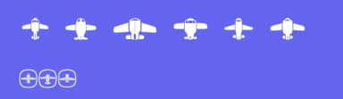 Airplanes by Vladimir Nikolic — Dingbats Font — thumbnail 3