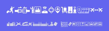 Airport Icons by Woodcutter — Dingbats Font — thumbnail 3