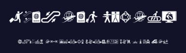 Airport Icons by Woodcutter — Dingbats Font — thumbnail 2