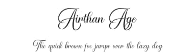 Airthan Age by YonType Studio — Script Handwritten Font — thumbnail 1