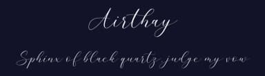 Airthay by Nirmana Visual — Script Handwritten Font — thumbnail 2