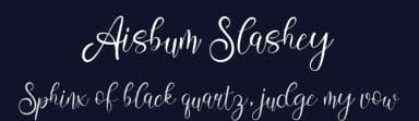 Aisbum Slashey by StringLabs Creative Studio — Script Handwritten Font — thumbnail 2