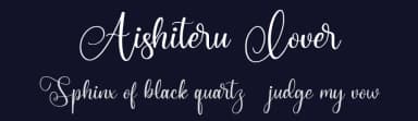 Aishiteru Lover by Abas Creative — Script Handwritten Font — thumbnail 2