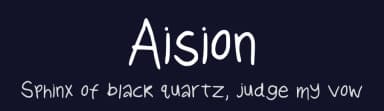 Aision by Fortress Tech — Script Handwritten Font — thumbnail 2