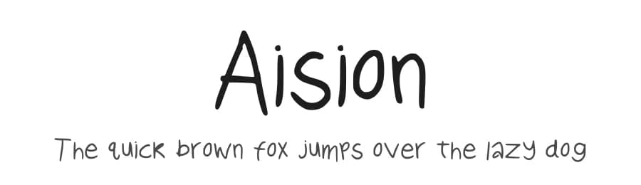 Aision by Fortress Tech — Script Handwritten Font — preview 1