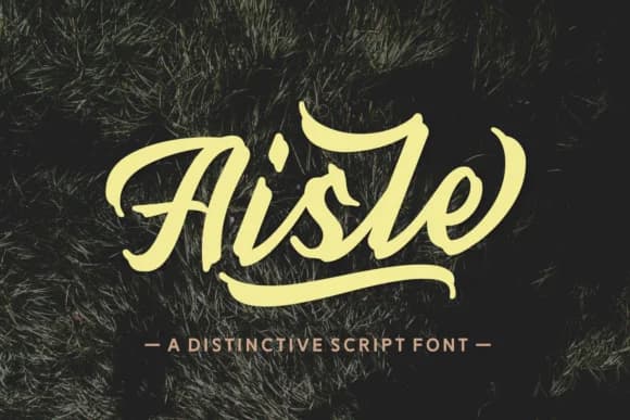 Aisle Font by Dani (7NTypes) — Script Handwritten Font