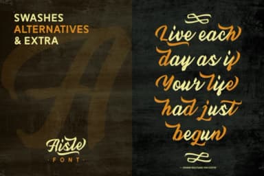 Aisle Font by Dani (7NTypes) — Script Handwritten Font — thumbnail 4