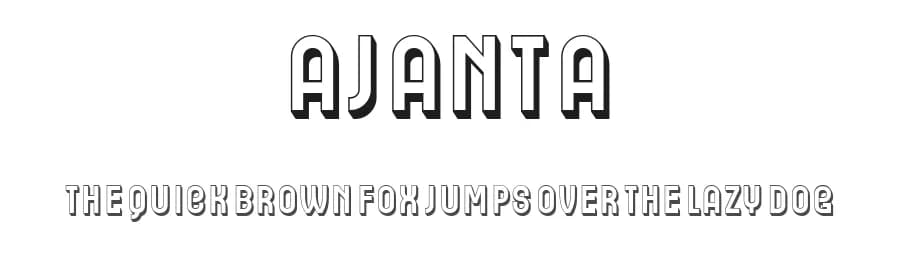 Ajanta by Vladimir Nikolic — Sans Serif Font