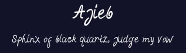 Ajieb by MJB Letters — Script Handwritten Font — thumbnail 2