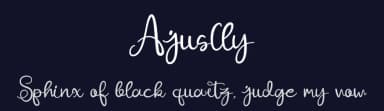 Ajuslly by StringLabs Creative Studio — Script Handwritten Font — thumbnail 2