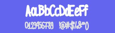 Aka Acid GR Chubby by ACC Hubby — Script Handwritten Font — thumbnail 3