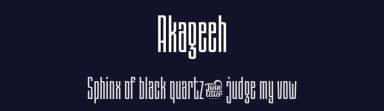 Akageeh by twinletter — Sans Serif Font — thumbnail 2