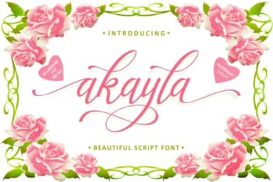Akayla Font by ahmadrofingi97 — Script Handwritten Font — thumbnail 1