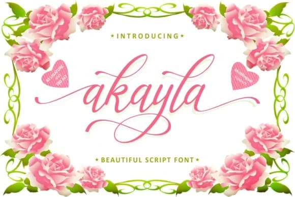 Akayla Font by ahmadrofingi97 — Script Handwritten Font