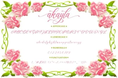 Akayla Font by ahmadrofingi97 — Script Handwritten Font — thumbnail 6