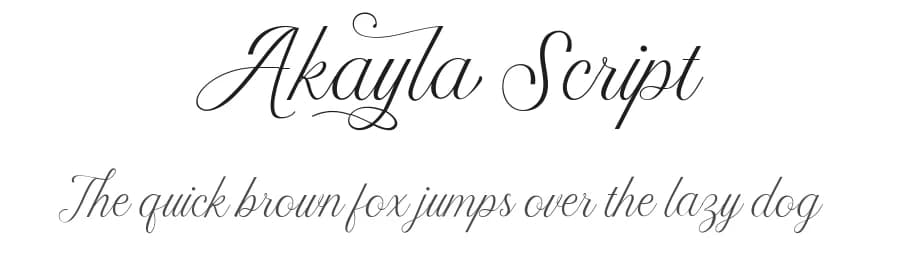 Akayla Script by Måns Grebäck — Script Handwritten Font