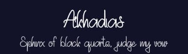 Akhadias by Husnan Taufiq — Script Handwritten Font — thumbnail 2