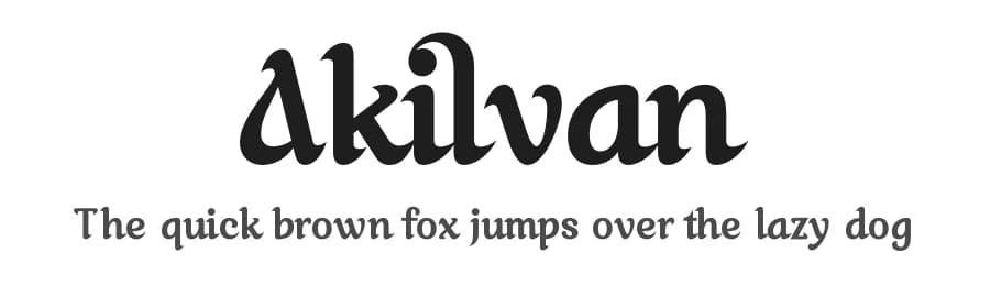 Akilvan by Storytype Studio — Sans Serif Font