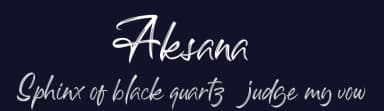Aksana by Creatype Studio — Script Handwritten Font — thumbnail 2