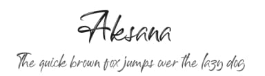 Aksana by Creatype Studio — Script Handwritten Font — thumbnail 1