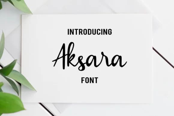 Aksara Font by LebahStudio — Script Handwritten Font