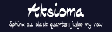 Aksioma by Rajman — Script Handwritten Font — thumbnail 2