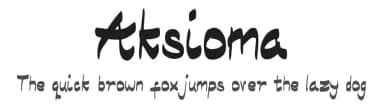 Aksioma by Rajman — Script Handwritten Font — thumbnail 1