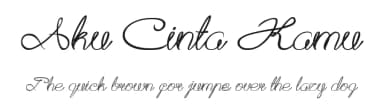 Aku Cinta Kamu by weknow — Script Handwritten Font — thumbnail 1