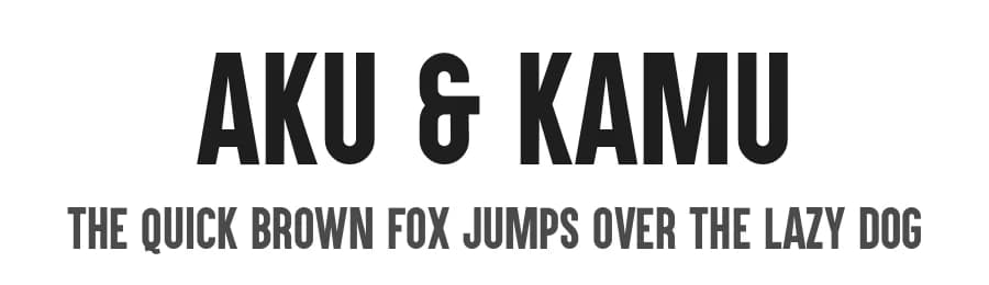 Aku & Kamu by Marsnev — Sans Serif Font