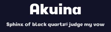 Akuina by twinletter — Sans Serif Font — thumbnail 2