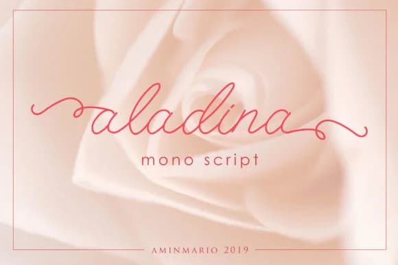 Aladina Font by aminmario — Script Handwritten Font