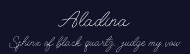 Aladina by AminMario — Script Handwritten Font — thumbnail 2