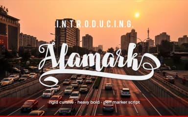 Alamark Font by walkeren — Script Handwritten Font — thumbnail 1