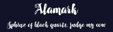 Alamark by Walkeren — Script Handwritten Font — thumbnail 2