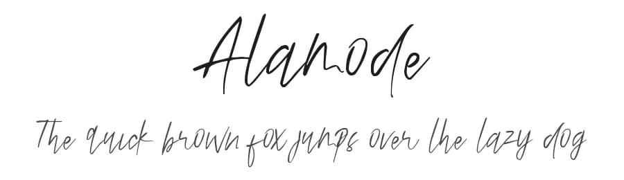 Alamode by DM Letter Studio - Dimas Prasetyo — Script Handwritten Font