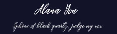 Alana You by alifirman — Script Handwritten Font — thumbnail 2