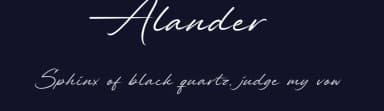 Alander by Letteralle Studios — Script Handwritten Font — thumbnail 2