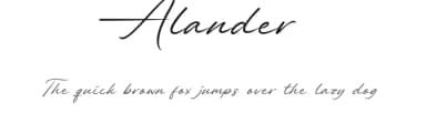 Alander by Letteralle Studios — Script Handwritten Font — thumbnail 1