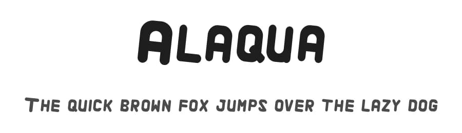 Alaqua by Edric Studio — Sans Serif Font